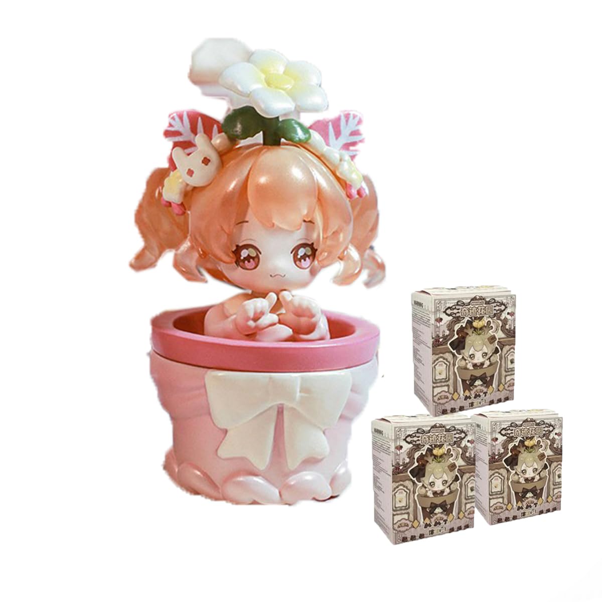 Amazon.com: Aven Rabbit MOMOJI Miracle Garden Series Blind Box